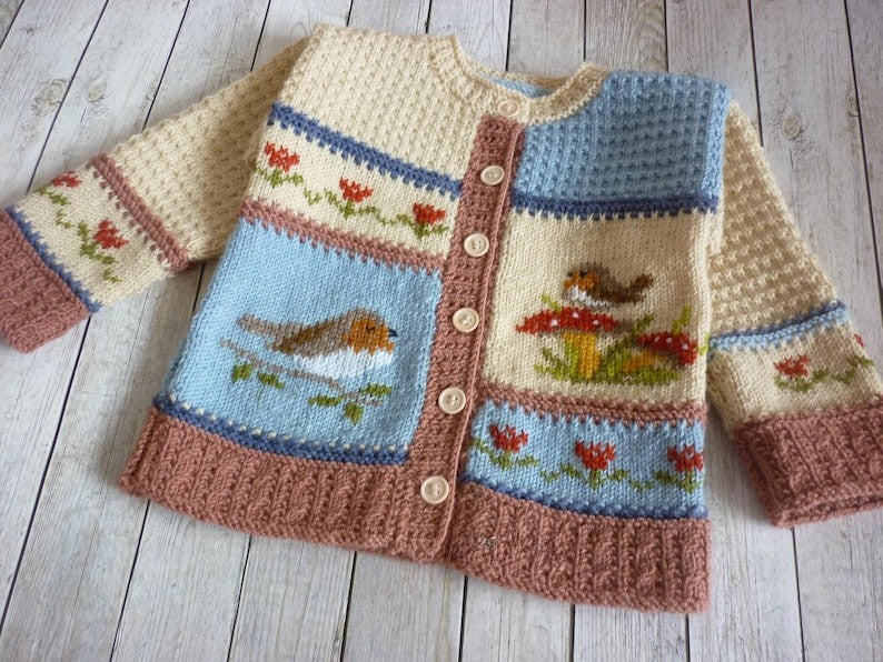 Garden Cardigan Knitting Pattern