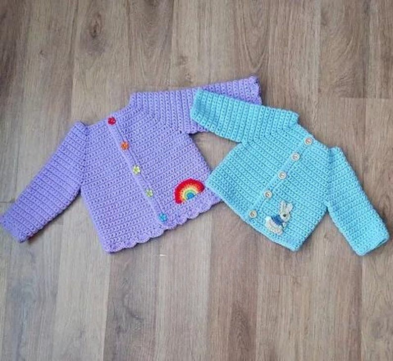 Bunny Cardigan Crochet Pattern
