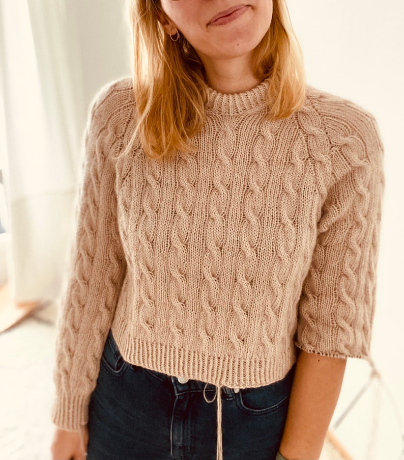 Cablemist Sweater Knitting Pattern