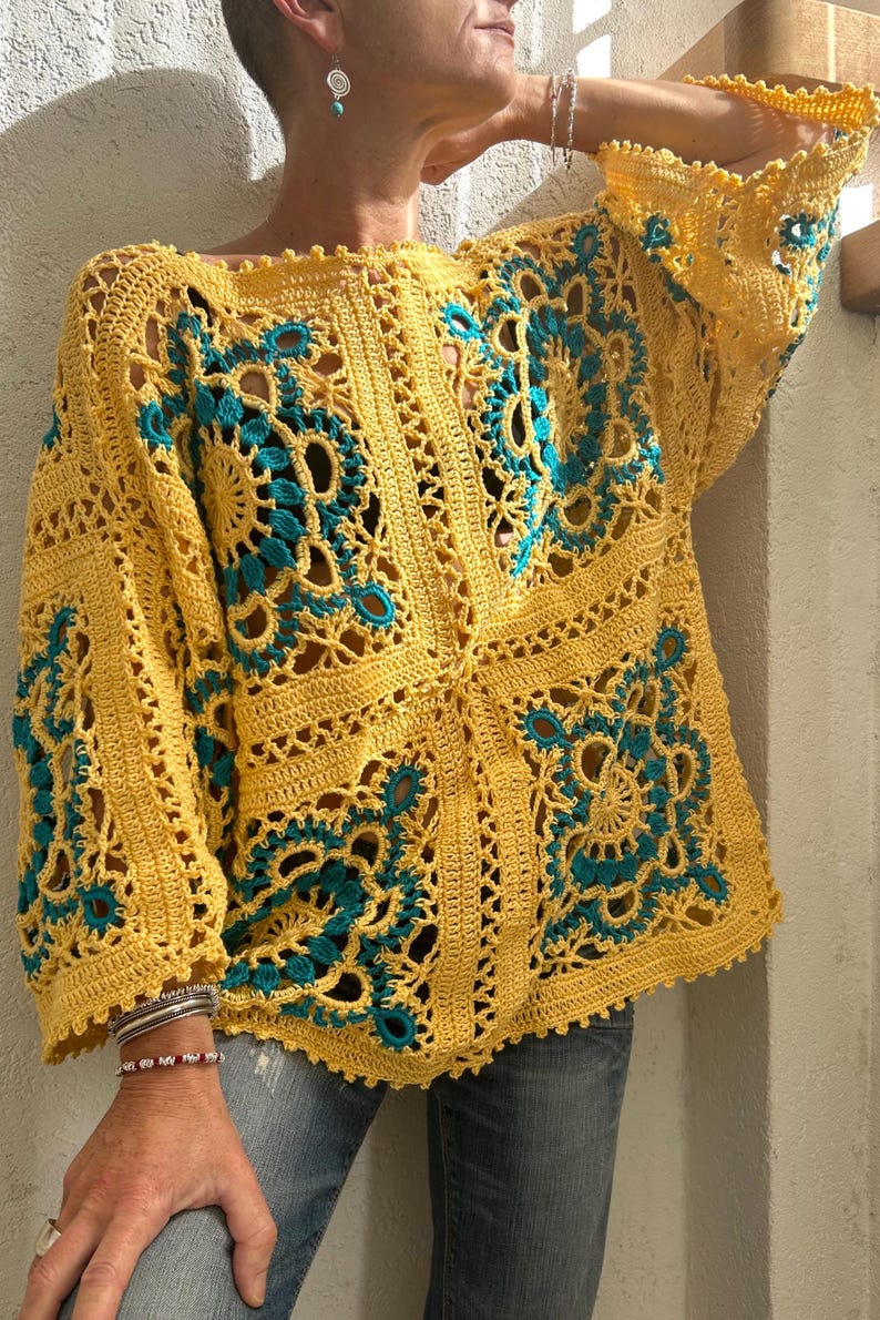 Elegant Grid Top Crochet Pattern