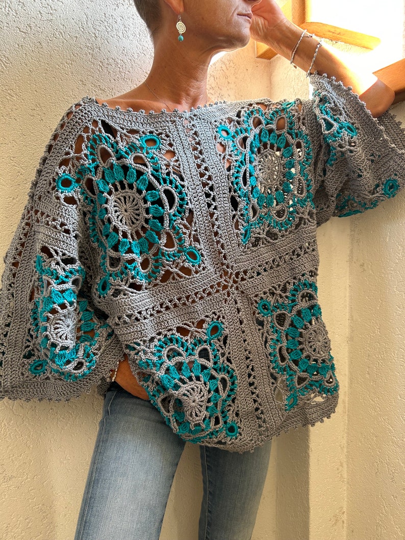 Elegant Grid Top Crochet Pattern