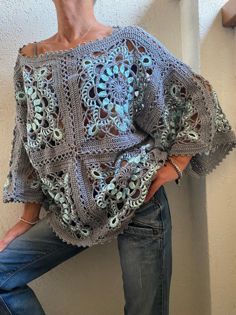 Elegant Grid Top Crochet Pattern