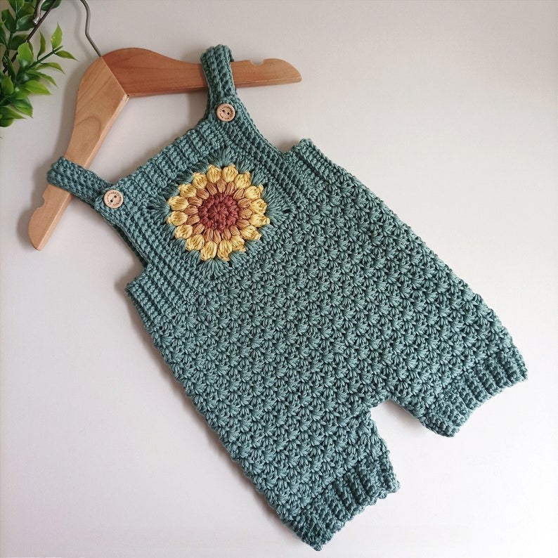 Sunflower Baby Set Crochet Pattern
