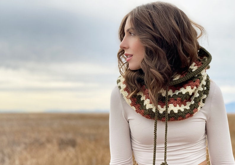 Woodland Cowl Crochet Pattern