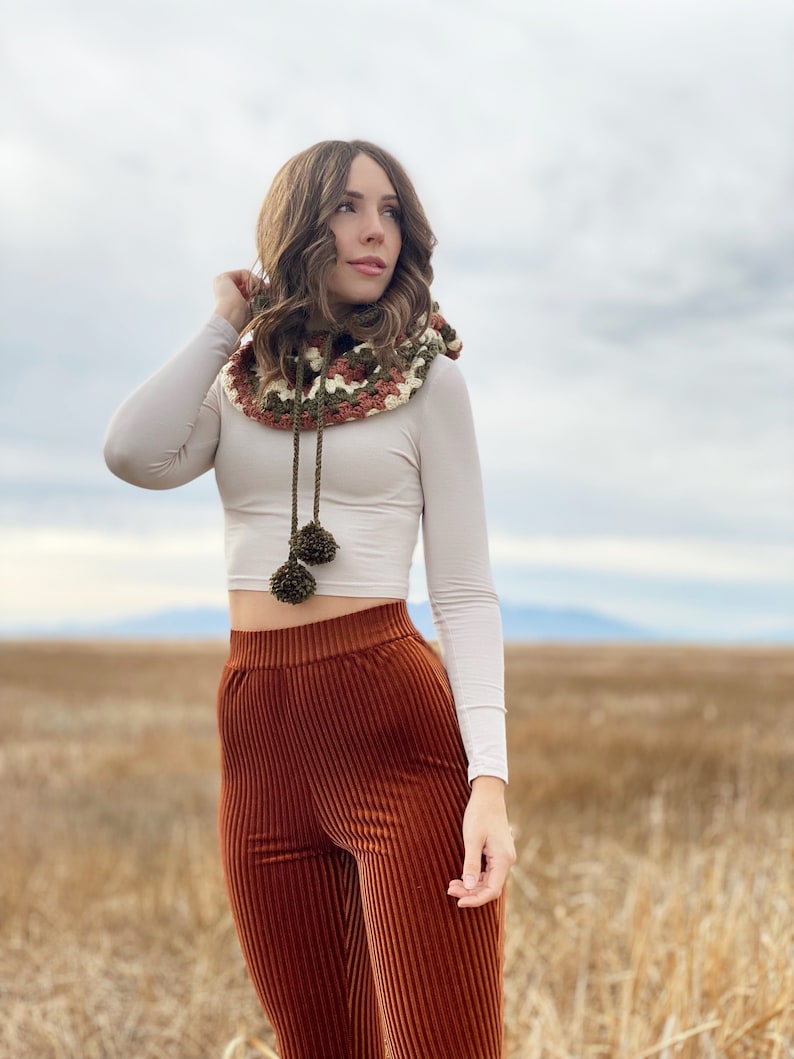Woodland Cowl Crochet Pattern