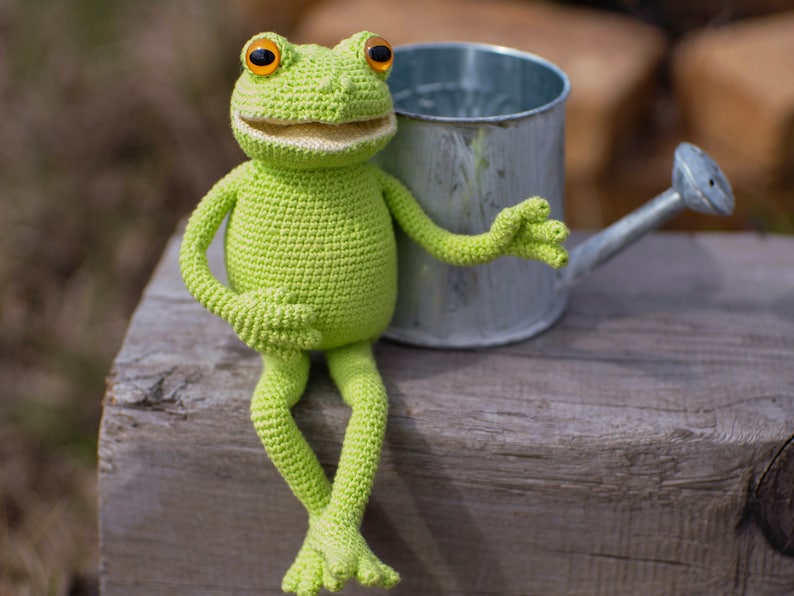 Funny Frog Crochet Pattern