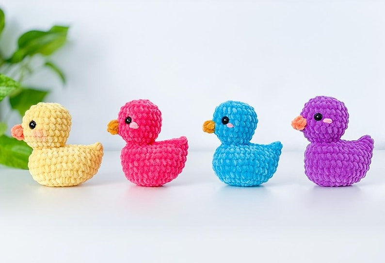 Ducky Trio Crochet Pattern