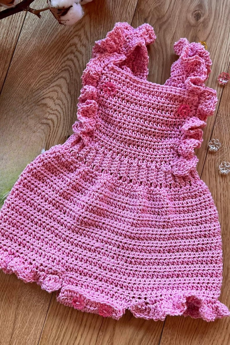 Roseberry Romper Crochet Pattern