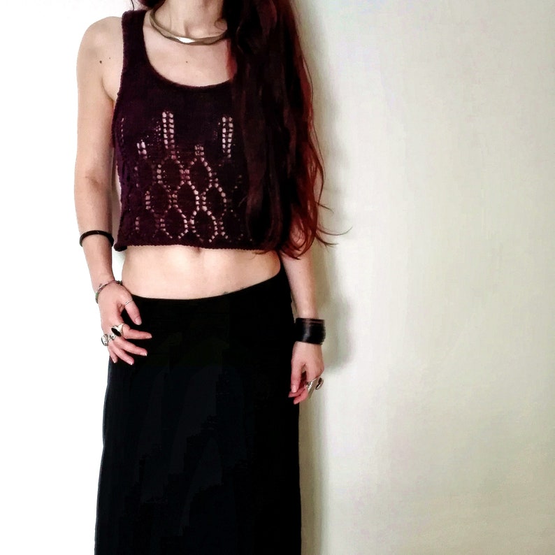 Lantern Lace Top Knitting Pattern