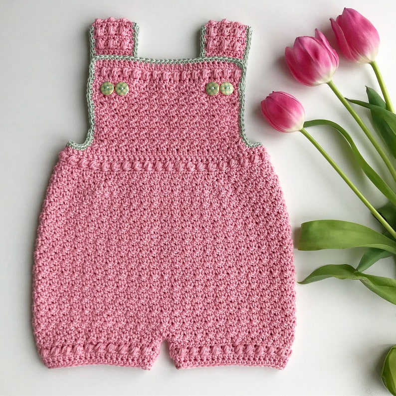 Blueberry Baby Romper Crochet Pattern