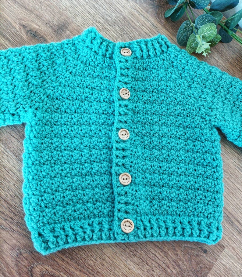 Vanilla Baby Cardigan Crochet Pattern