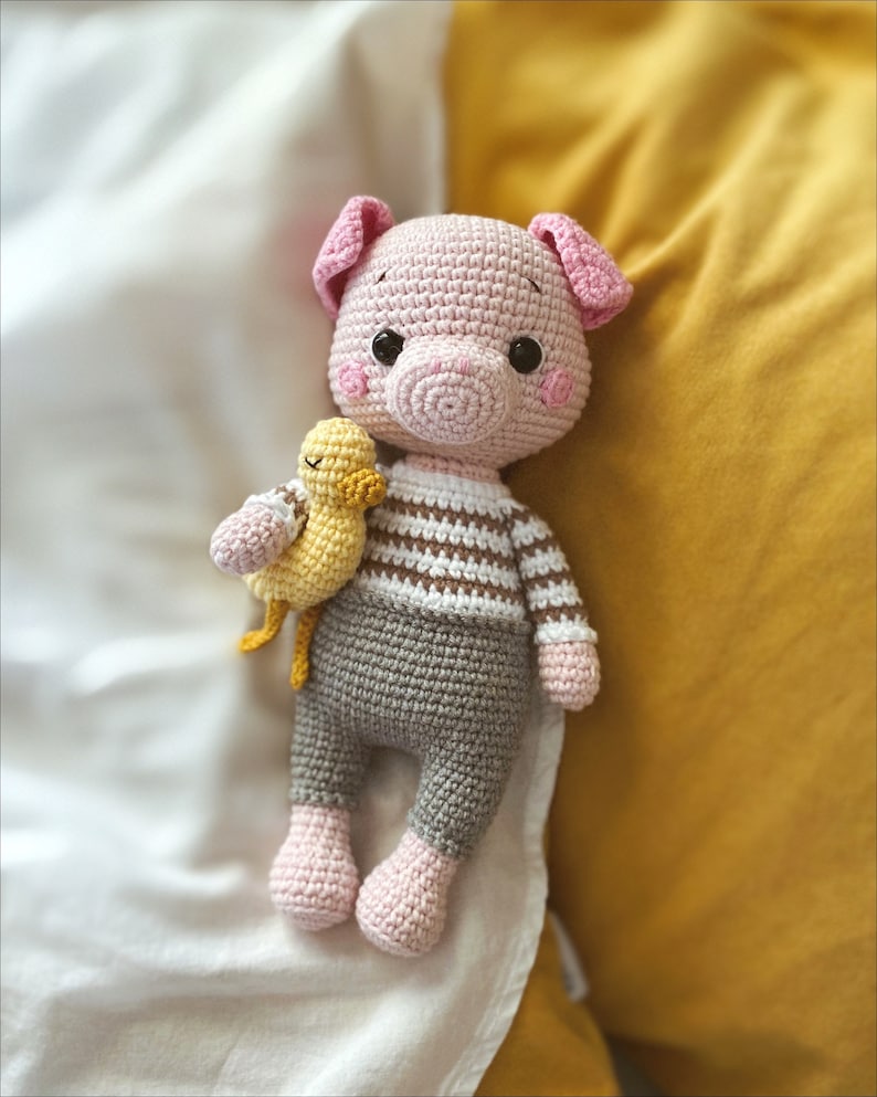 Piggy Friend Crochet Pattern