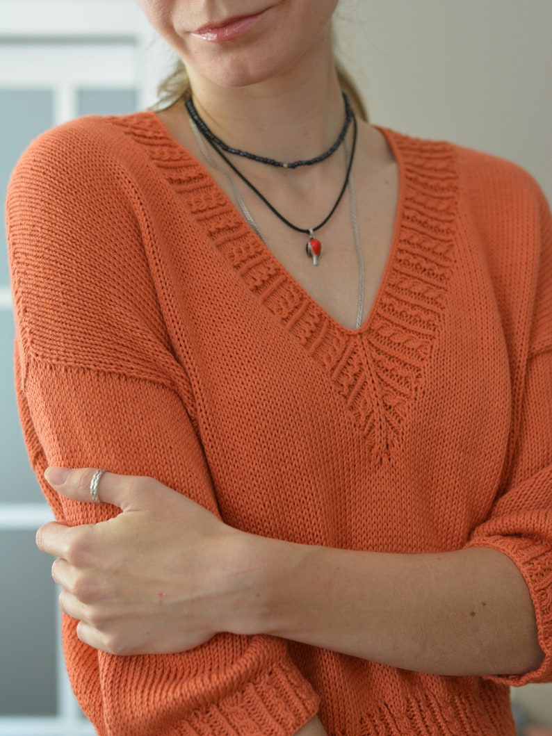 Rosalie Blouse Knitting Pattern