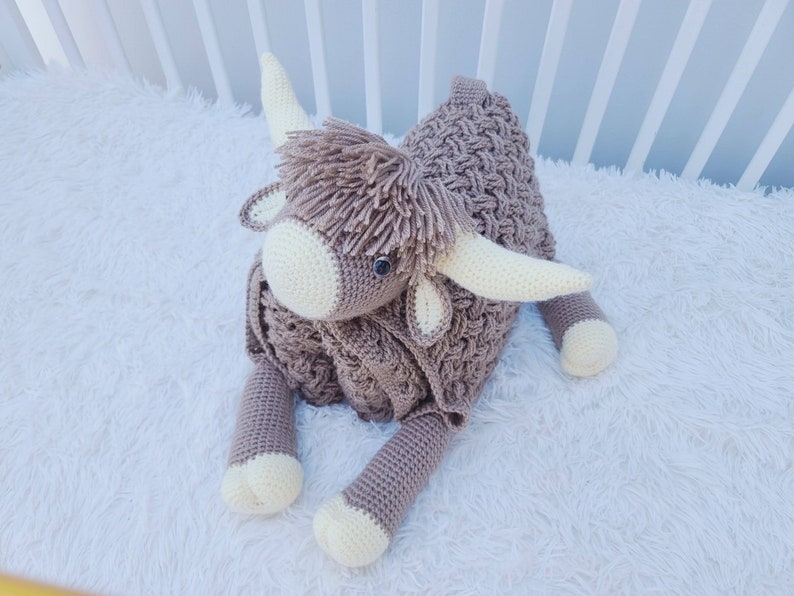 Highland Bloom Blanket Crochet Pattern