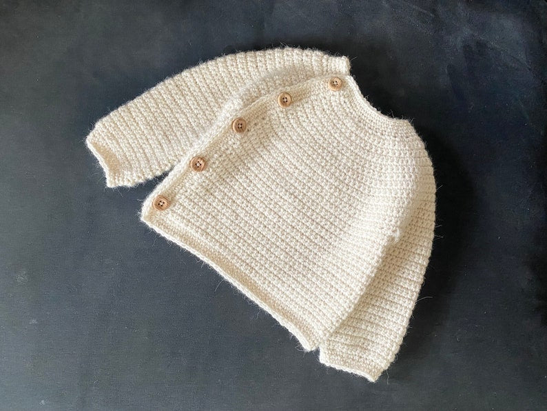 Gentle Button Cardigan Crochet Pattern