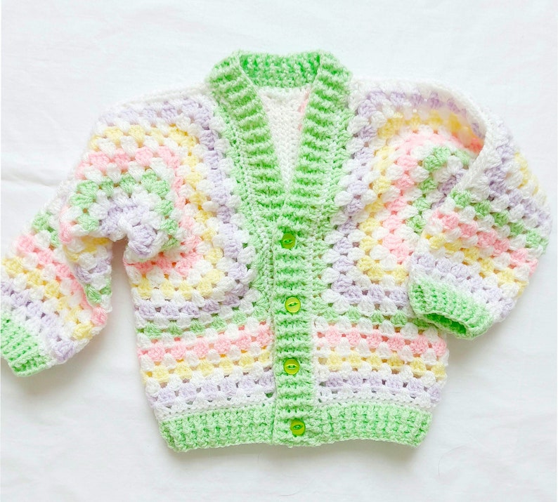 Bubblegum Cardigan Crochet Pattern