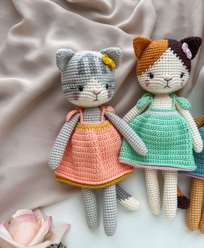 Kitty Sisters Crochet Pattern