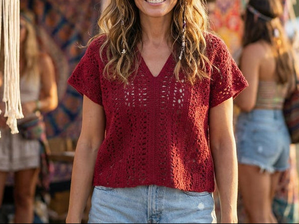 Beach Lace Top Crochet Pattern