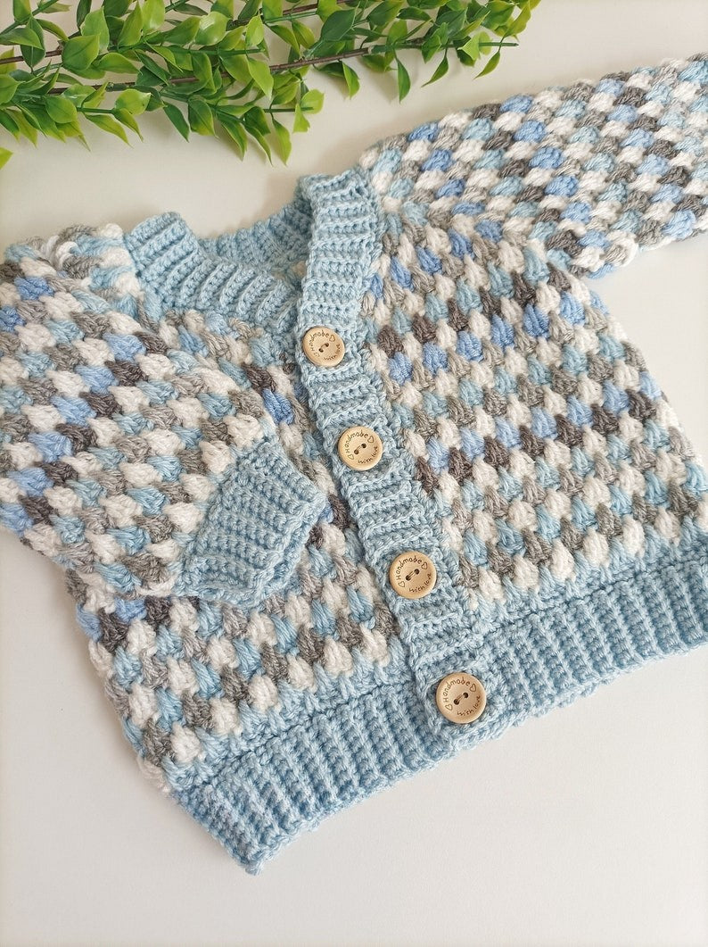 Pastel Granny Cardigan Crochet Pattern