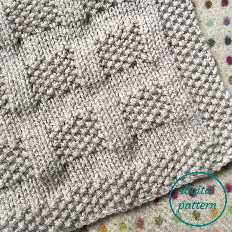 Chunklet Blanket Knitting Pattern