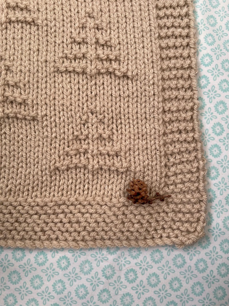 Pine Meadow Blanket Knitting Pattern