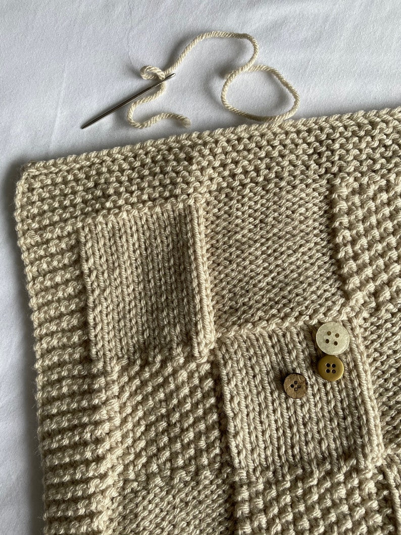 Squares Blanket Knitting Pattern