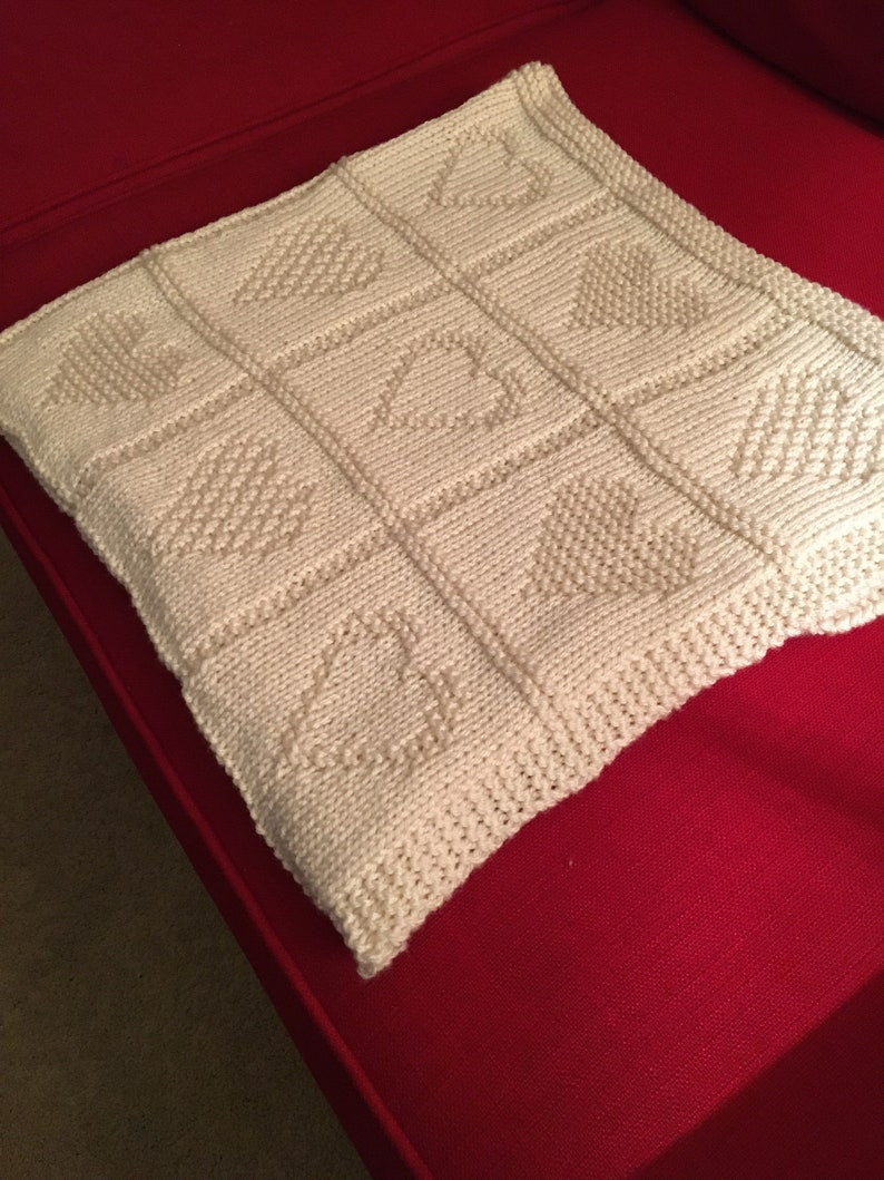 Treasure Blanket Knitting Pattern