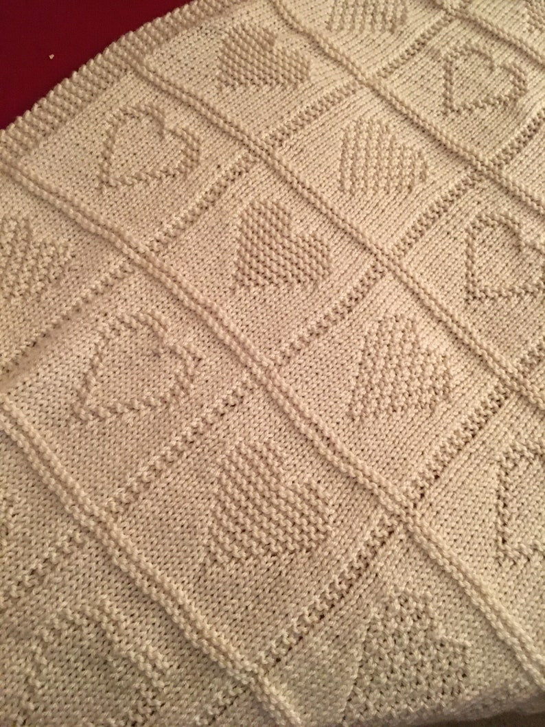 Treasure Blanket Knitting Pattern