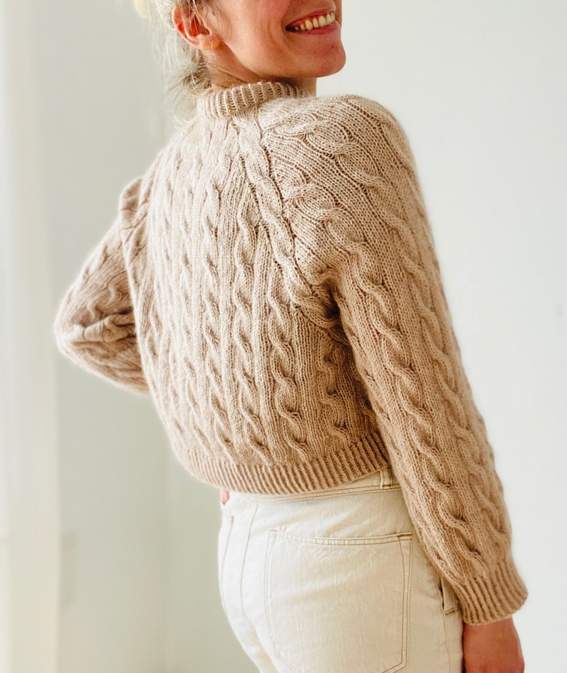 Cablemist Sweater Knitting Pattern