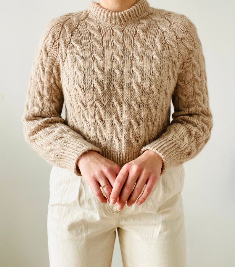Cablemist Sweater Knitting Pattern