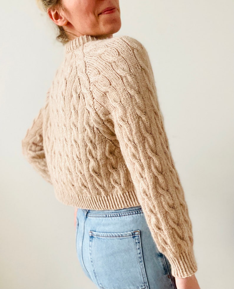 Cablemist Sweater Knitting Pattern