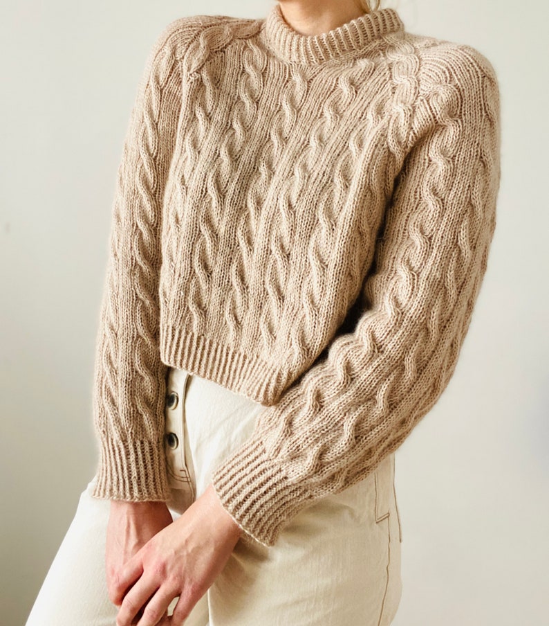 Cablemist Sweater Knitting Pattern