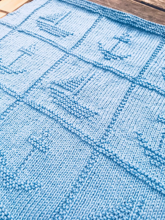 Starboard Blanket Knitting Pattern