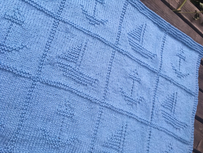 Starboard Blanket Knitting Pattern