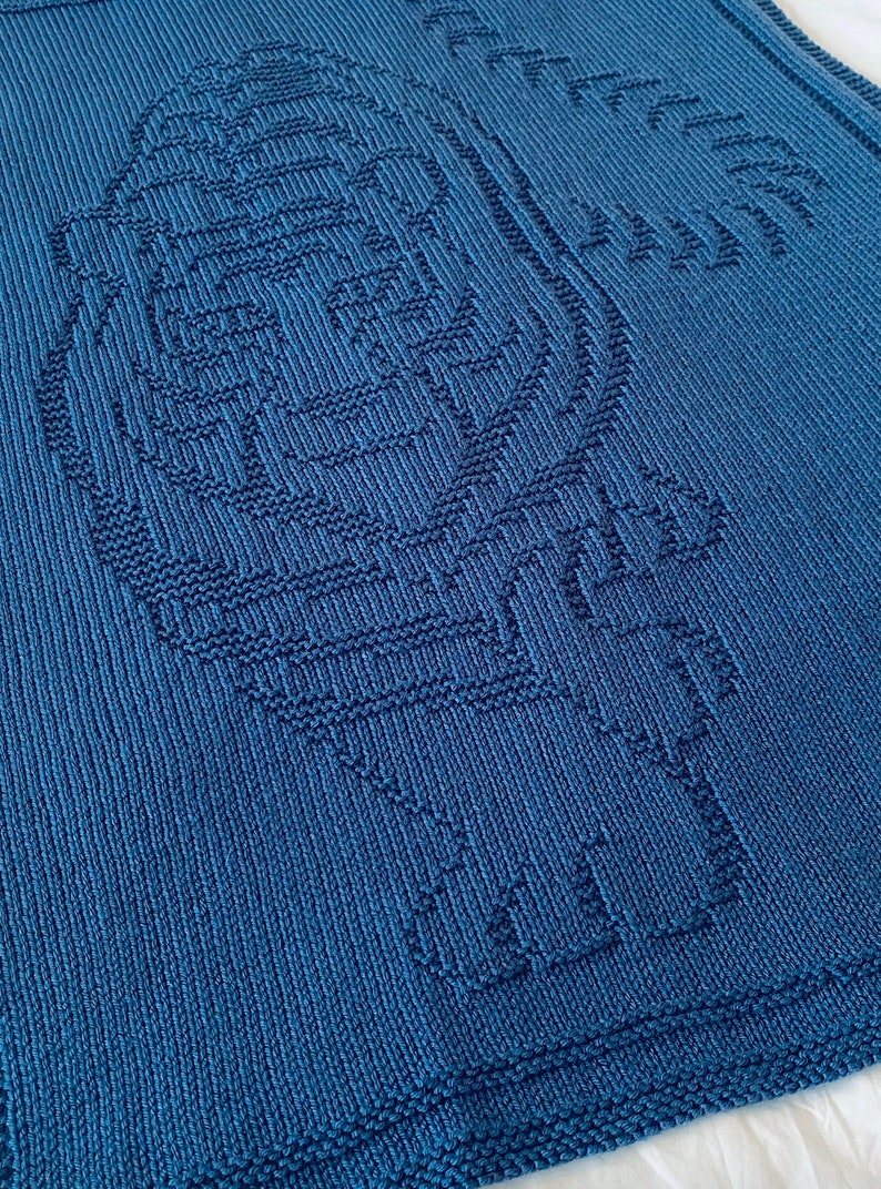 Tiger Blanket Knitting Pattern