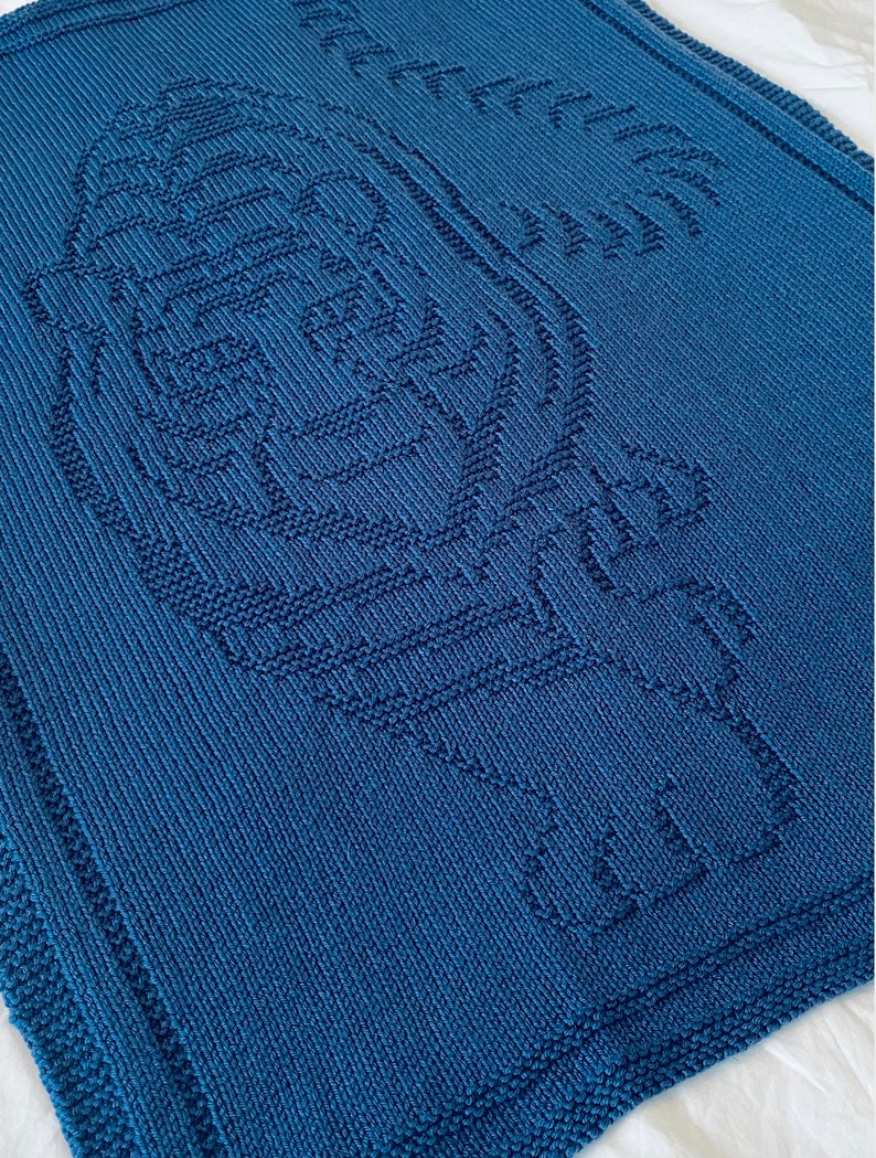 Tiger Blanket Knitting Pattern