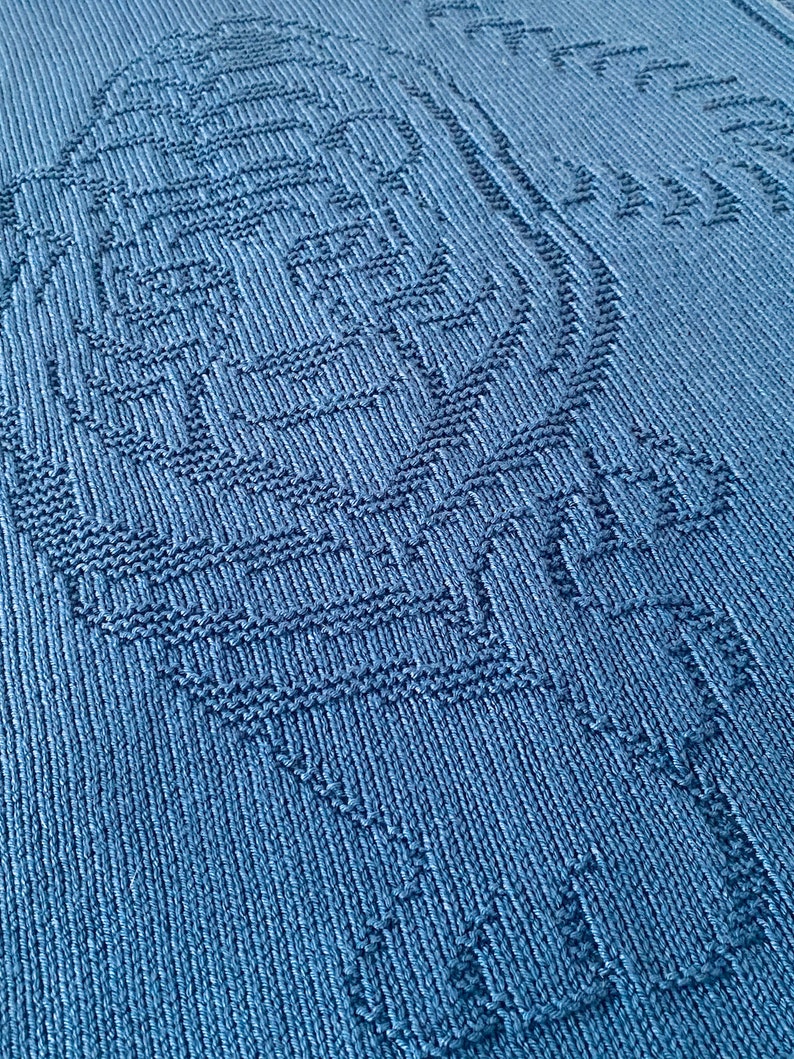 Tiger Blanket Knitting Pattern