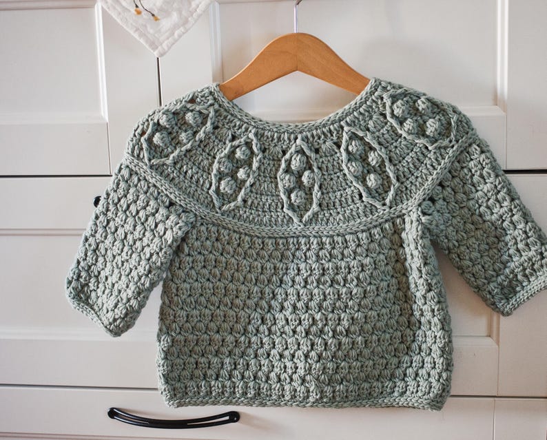 LittleBud Cardigan Crochet Pattern