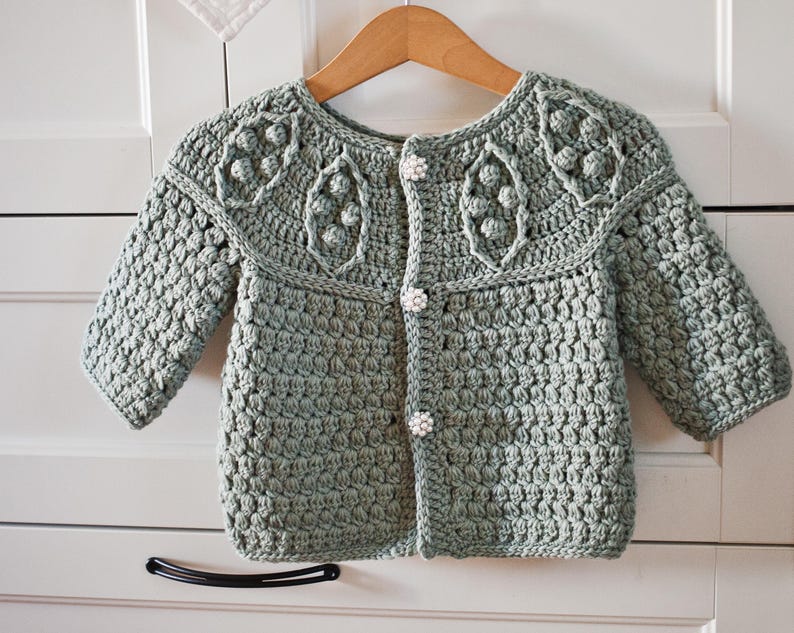 LittleBud Cardigan Crochet Pattern
