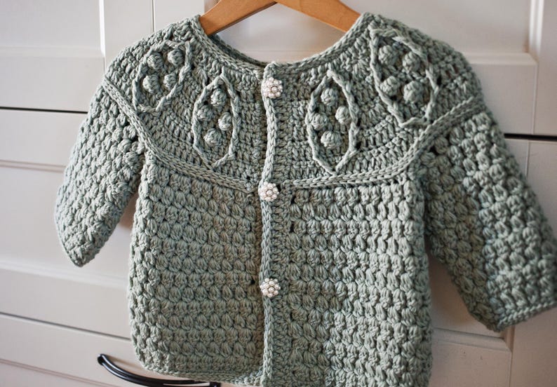 LittleBud Cardigan Crochet Pattern