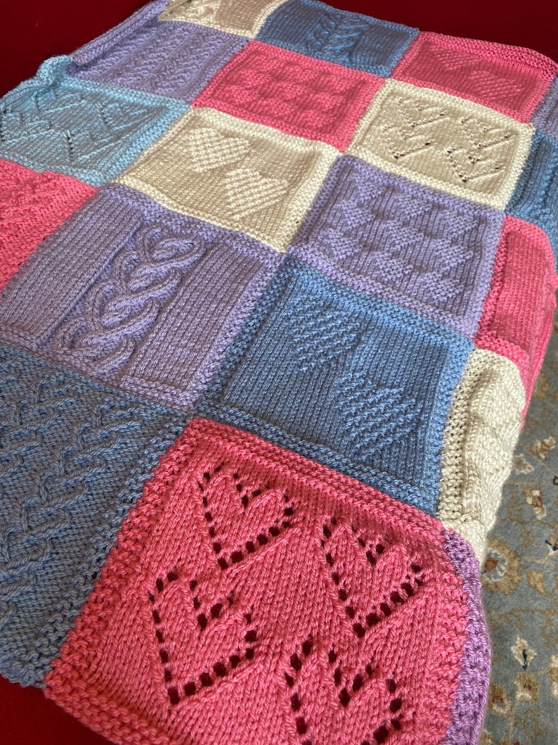 Heartloom Blanket Knitting Pattern