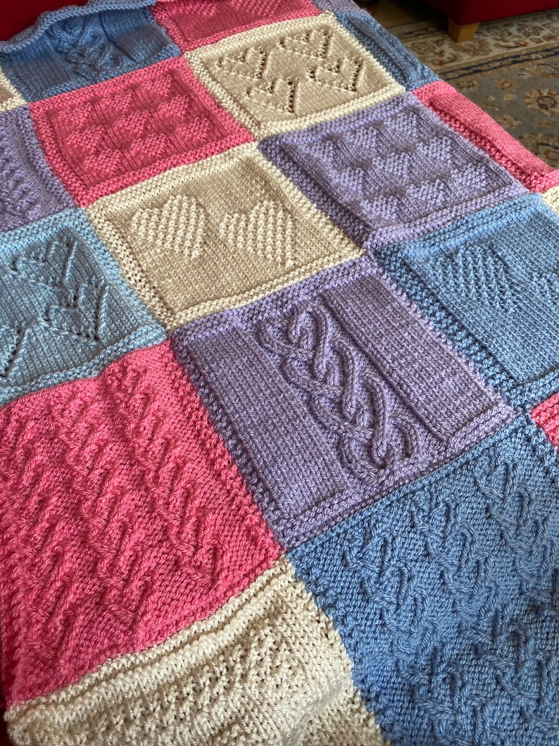 Heartloom Blanket Knitting Pattern