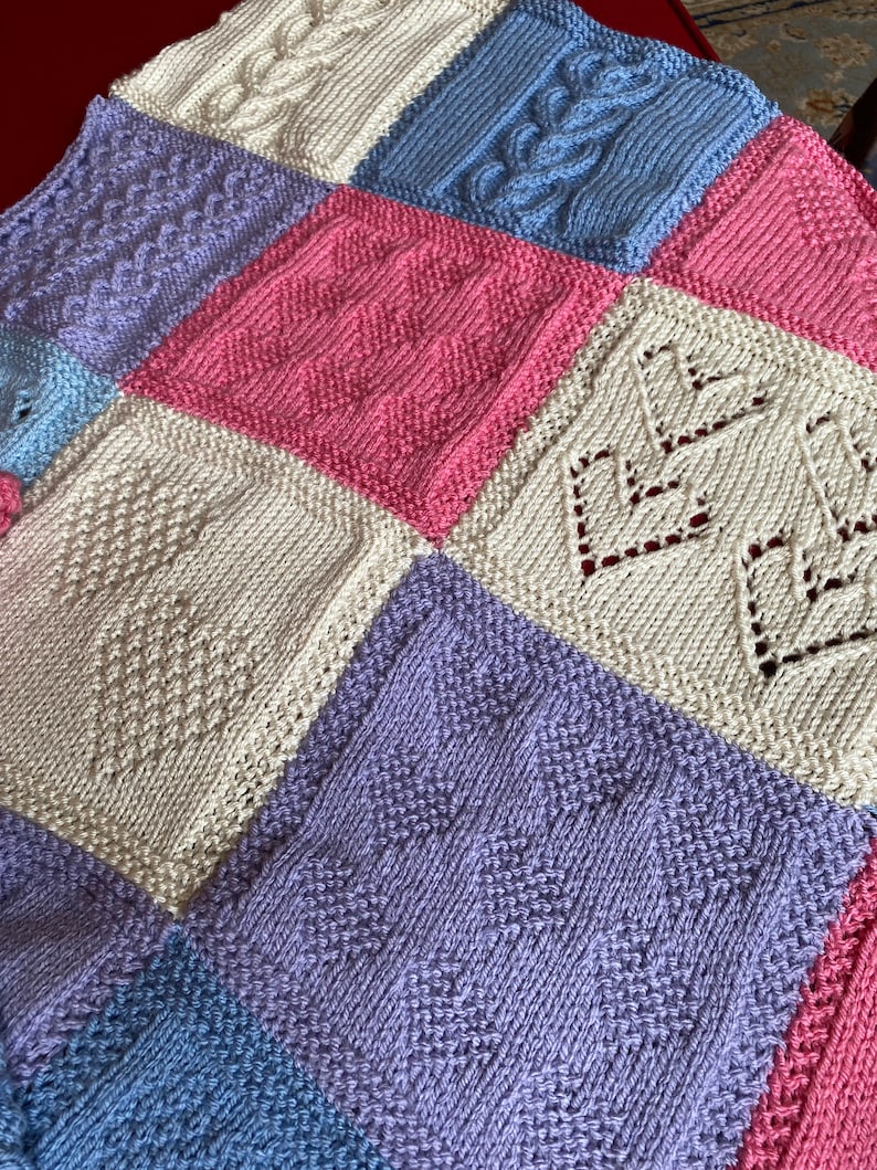 Heartloom Blanket Knitting Pattern