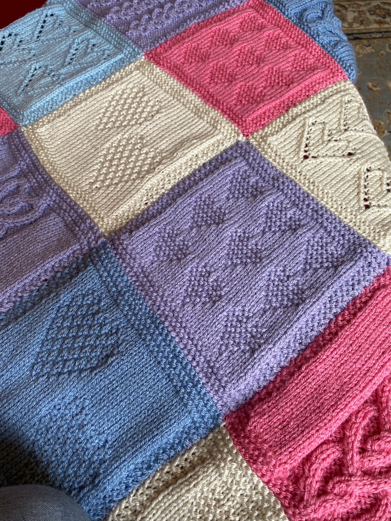 Heartloom Blanket Knitting Pattern