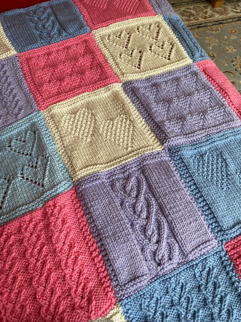 Heartloom Blanket Knitting Pattern