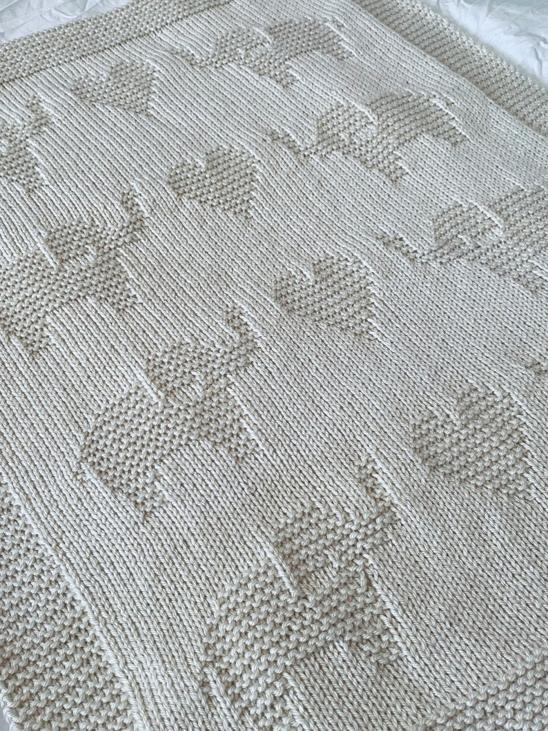 Elephant Blanket Knitting Pattern