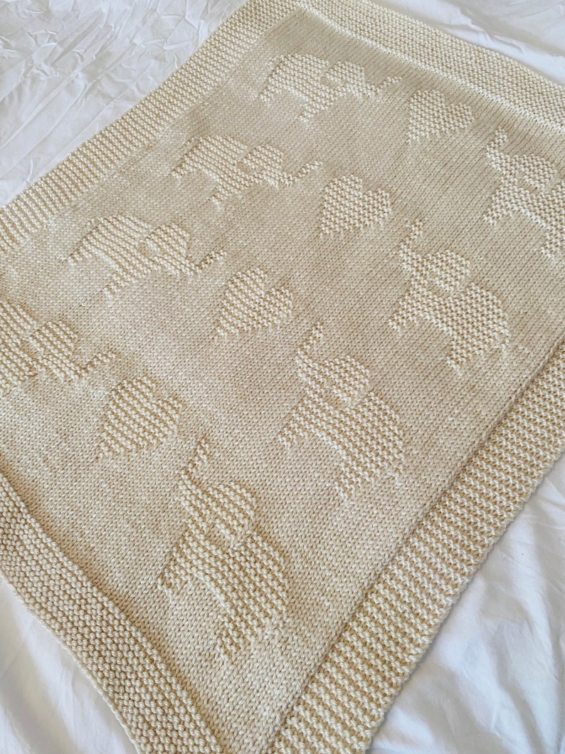 Elephant Blanket Knitting Pattern