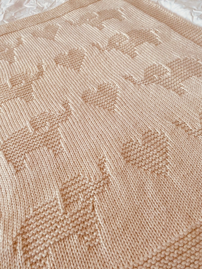 Elephant Blanket Knitting Pattern