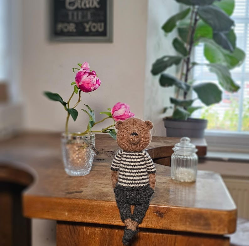 Professor Bear Crochet Pattern