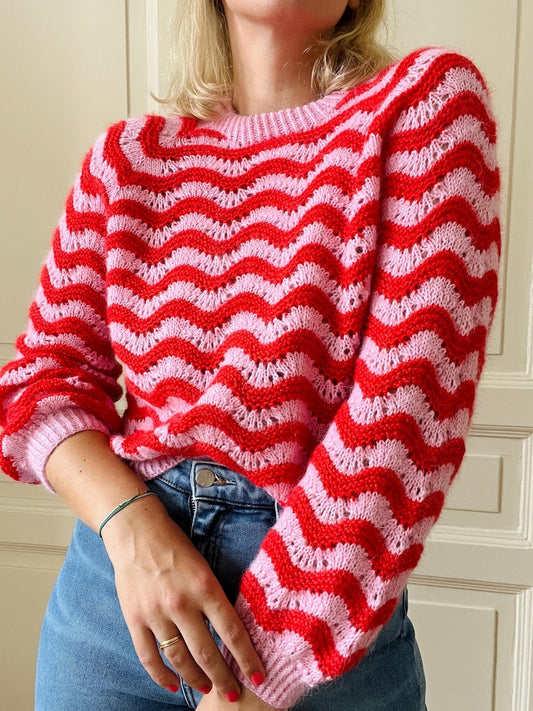 Heartbeat Sweater Knitting Pattern